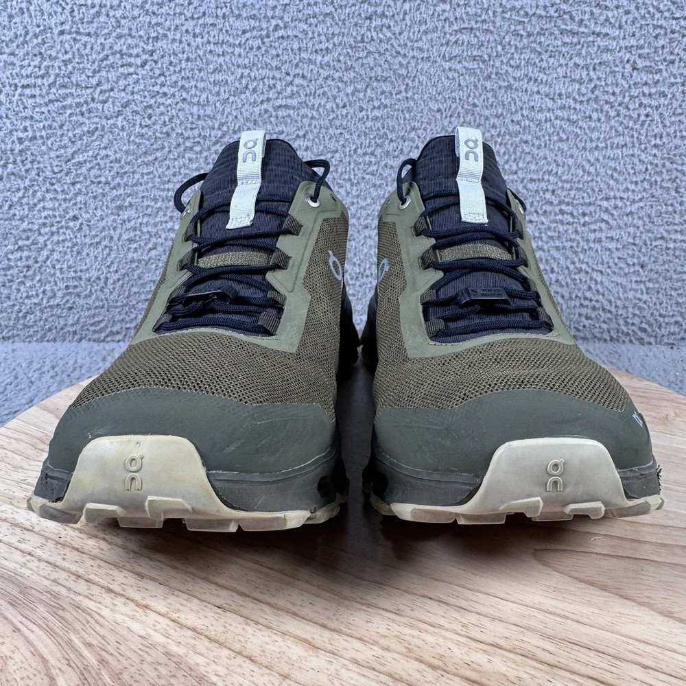 On Cloudultra Mens Size 12 Olive Green Trail Running Hiking Shoes NO INSOLES